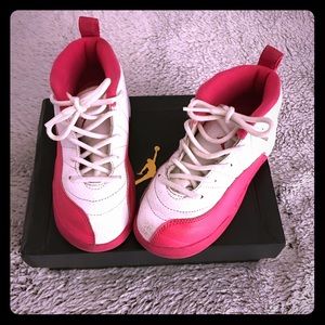 Pink & White Valentine’s Jordan 12